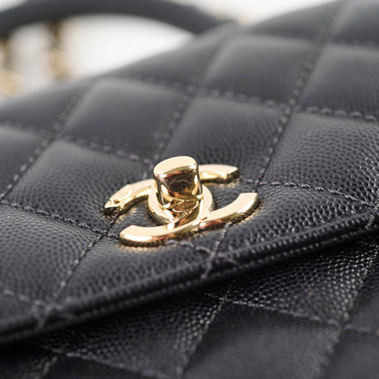Chanel Coco Handle Small Caviar Black (Microchipped) - photo 13