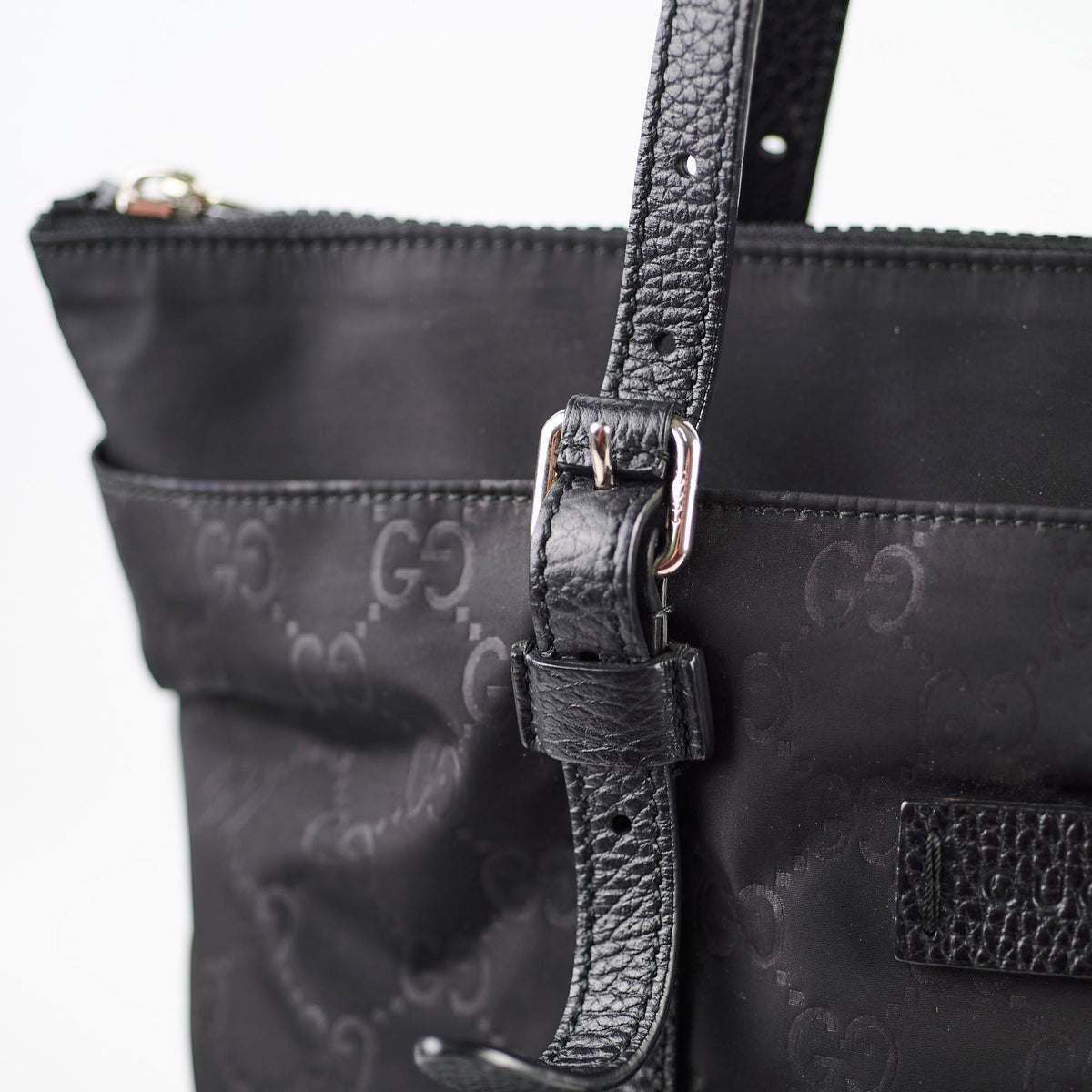 Gucci GG Nylon Tote Bag Black - photo 4