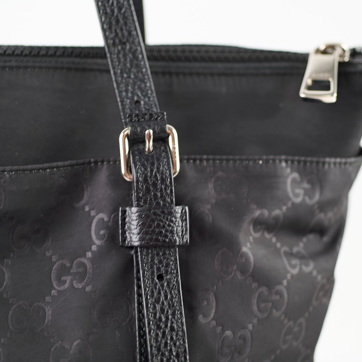 Gucci GG Nylon Tote Bag Black - photo 9