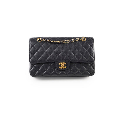 Chanel Medium Classic Flap Black Caviar GHW 16 series - photo 1