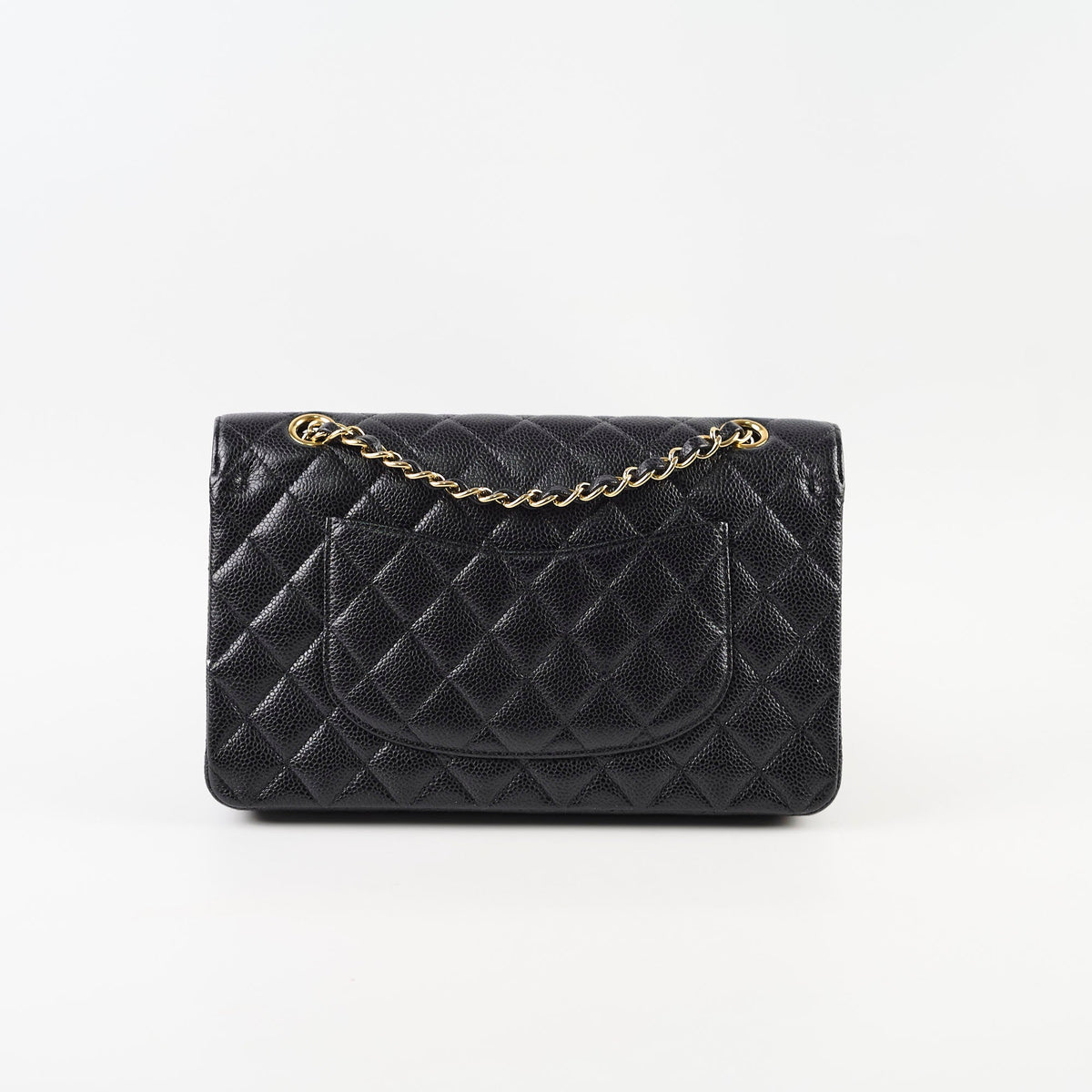 Chanel Medium Classic Flap Black Caviar GHW 16 series - photo 2