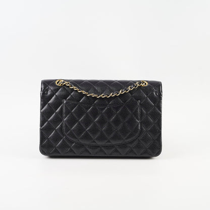 Chanel Medium Classic Flap Black Caviar GHW 16 series - photo 2