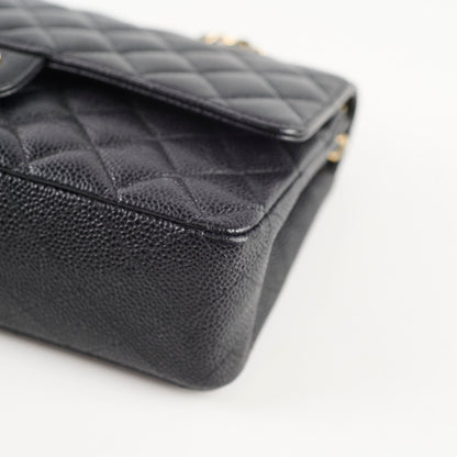 Chanel Medium Classic Flap Black Caviar GHW 16 series - photo 16