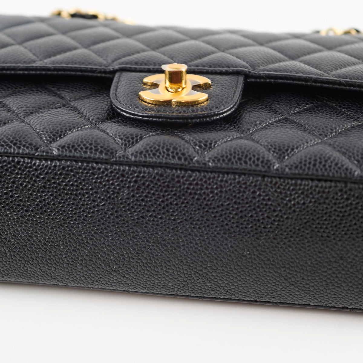 Chanel Medium Classic Flap Black Caviar GHW 16 series - photo 14