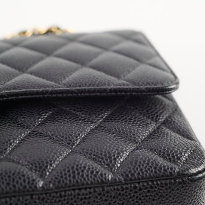 Chanel Medium Classic Flap Black Caviar GHW 16 series - photo 15