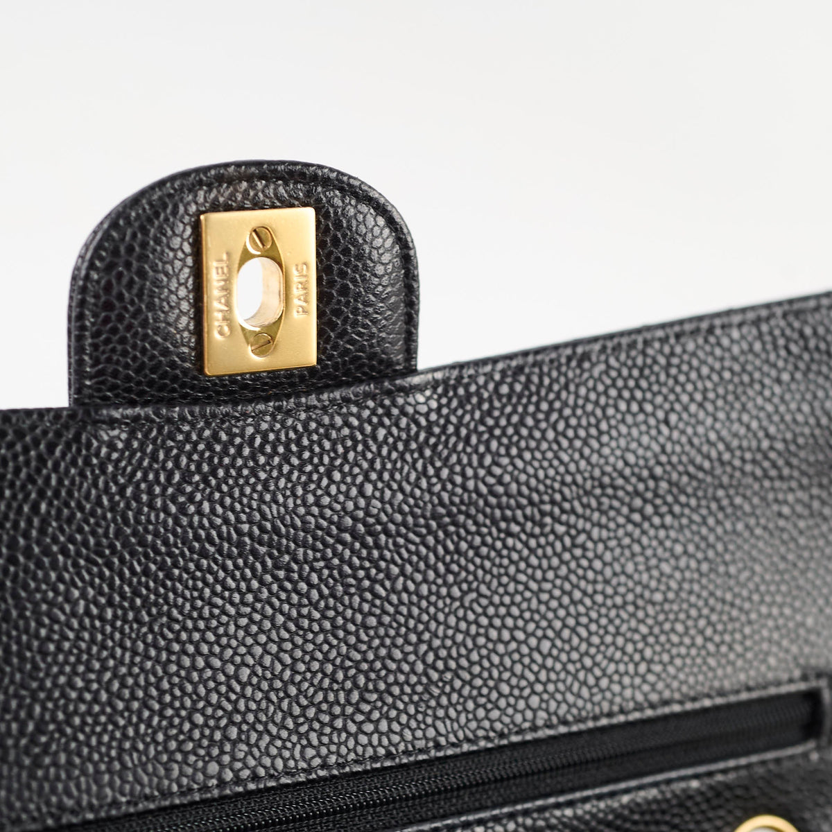 Chanel Medium Classic Flap Black Caviar GHW 16 series - photo 4