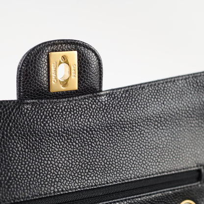 Chanel Medium Classic Flap Black Caviar GHW 16 series - photo 4