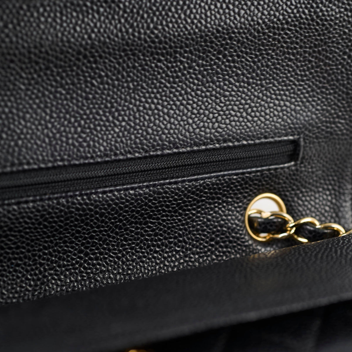 Chanel Medium Classic Flap Black Caviar GHW 16 series - photo 6