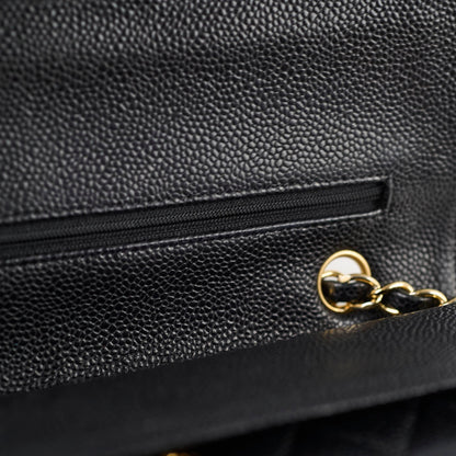 Chanel Medium Classic Flap Black Caviar GHW 16 series - photo 6