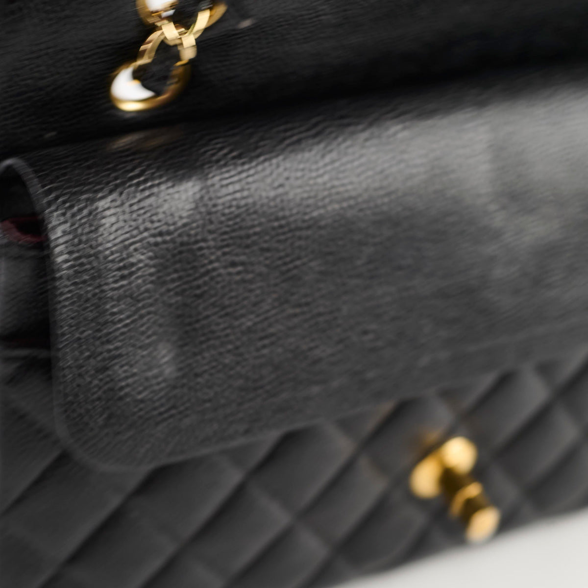 Chanel Medium Classic Flap Black Caviar GHW 16 series - photo 7