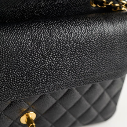 Chanel Medium Classic Flap Black Caviar GHW 16 series - photo 8