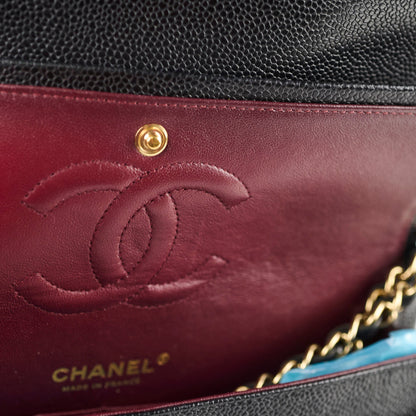 Chanel Medium Classic Flap Black Caviar GHW 16 series - photo 9