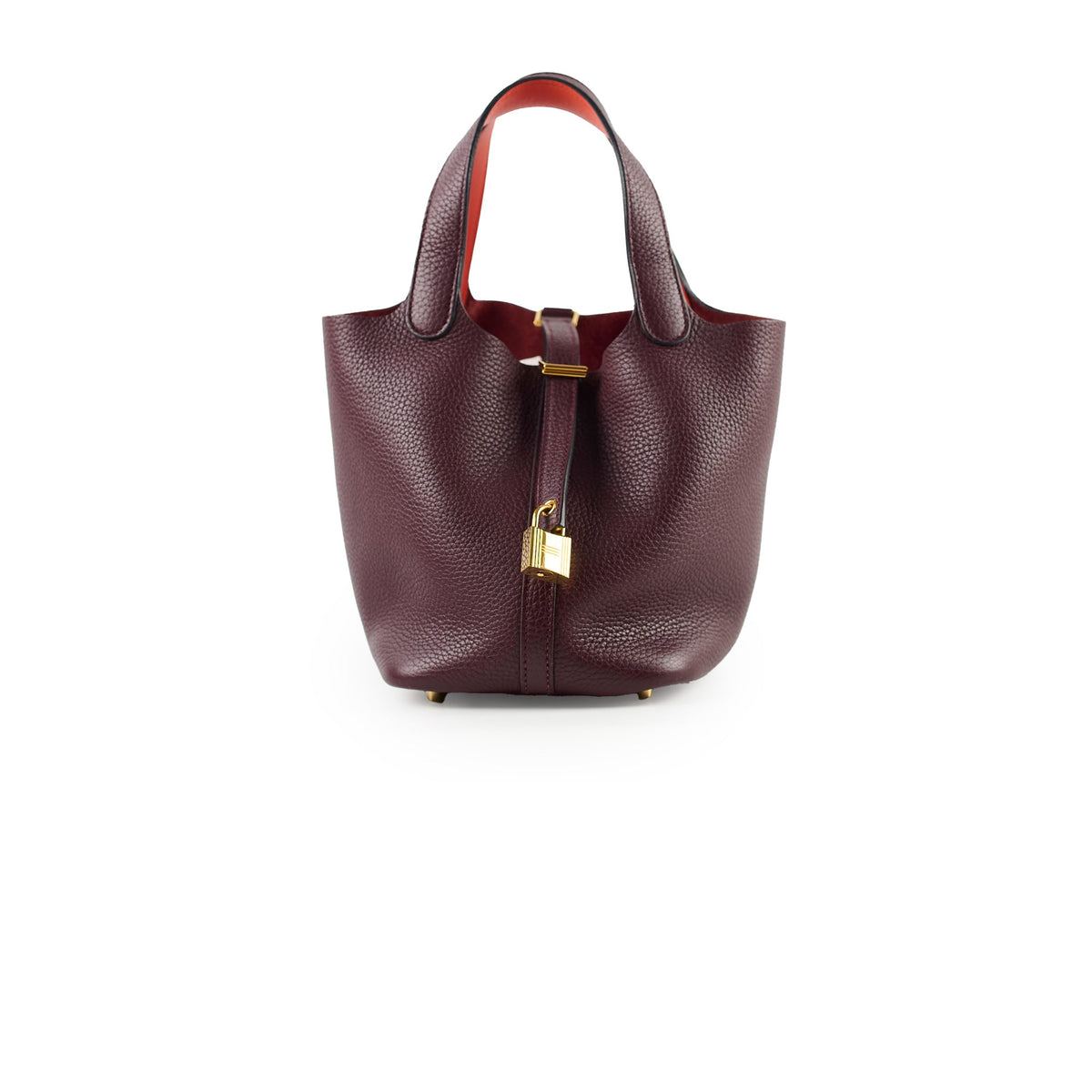 Hermes Picotin 18 Prune Eclat X stamp GHW - photo 1