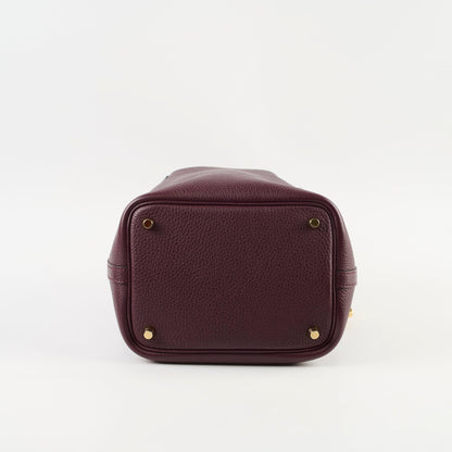 Hermes Picotin 18 Prune Eclat X stamp GHW - photo 4
