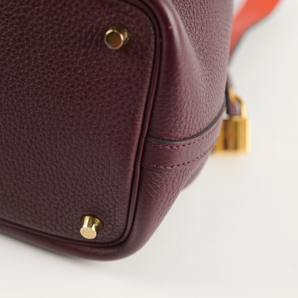 Hermes Picotin 18 Prune Eclat X stamp GHW - photo 11