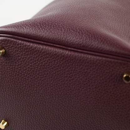 Hermes Picotin 18 Prune Eclat X stamp GHW - photo 10