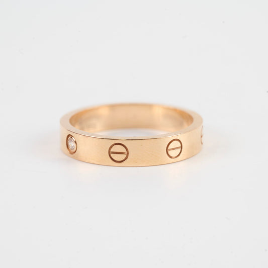 Cartier Love Ring One Diamond Small Model Size 57 - photo 1