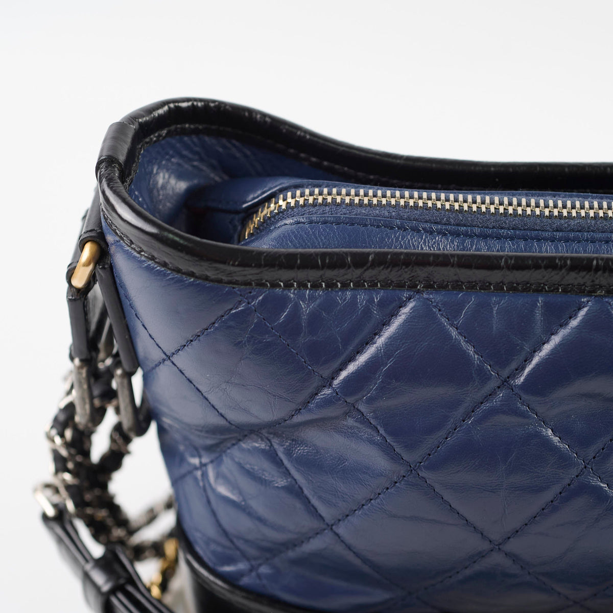 Chanel Gabrielle Small Hobo Blue - photo 5