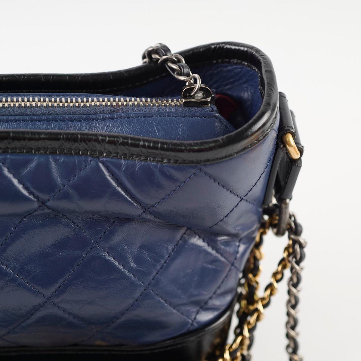 Chanel Gabrielle Small Hobo Blue - photo 6