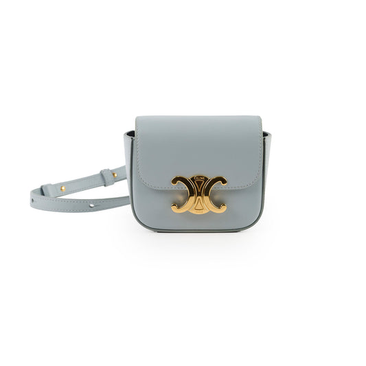 Celine Triomphe Mini Claude Sky Blue - photo 1