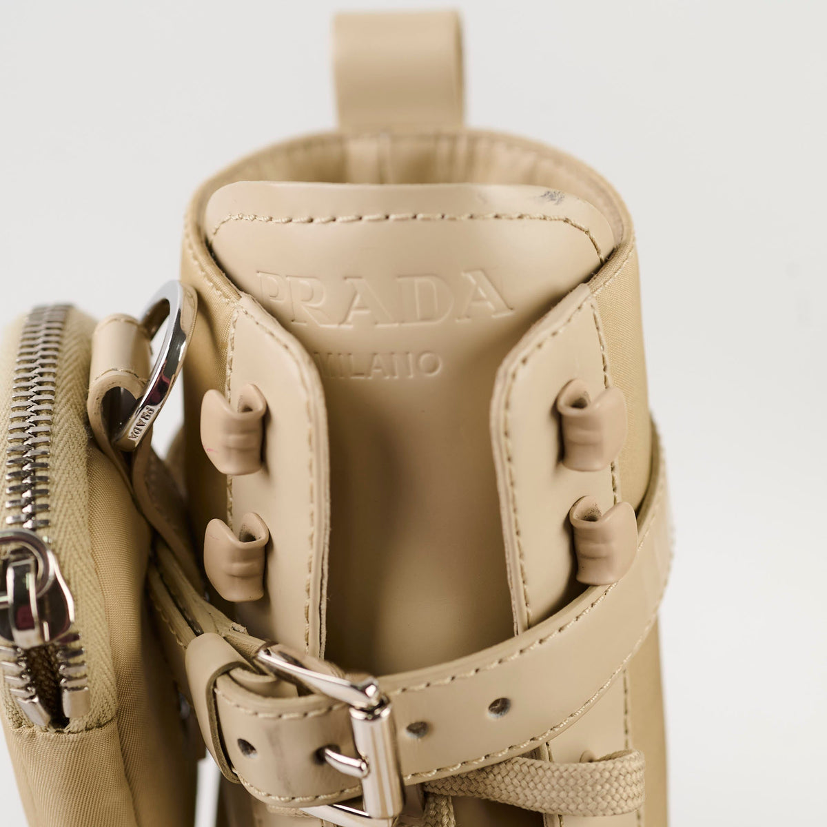 Prada Monolith Boots Beige size 37 - photo 6