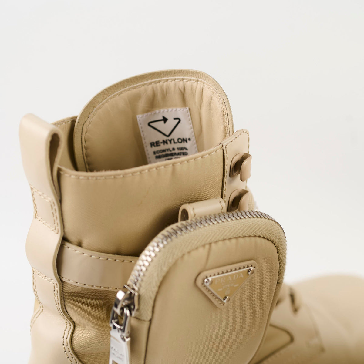 Prada Monolith Boots Beige size 37 - photo 10