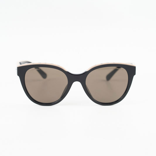 Chanel Black/ Beige Sunglasses - photo 2