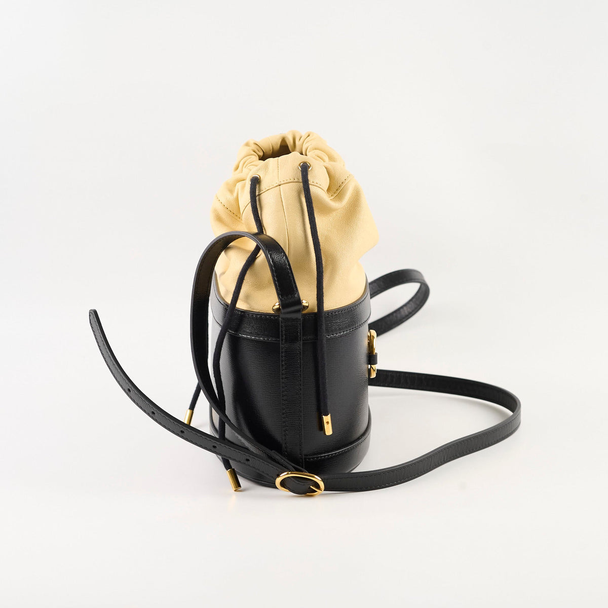 Gucci Horsebit 1955 Bucket Bag Beige/Black - photo 3