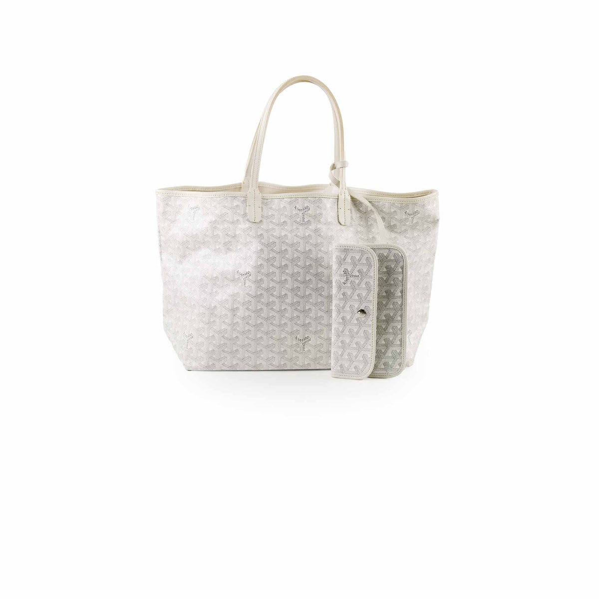 Goyard Saint Louis White PM Tote - photo 1