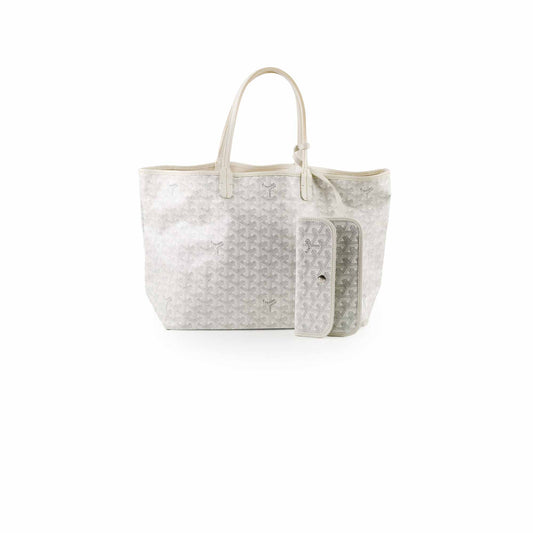 Goyard Saint Louis White PM Tote - photo 1
