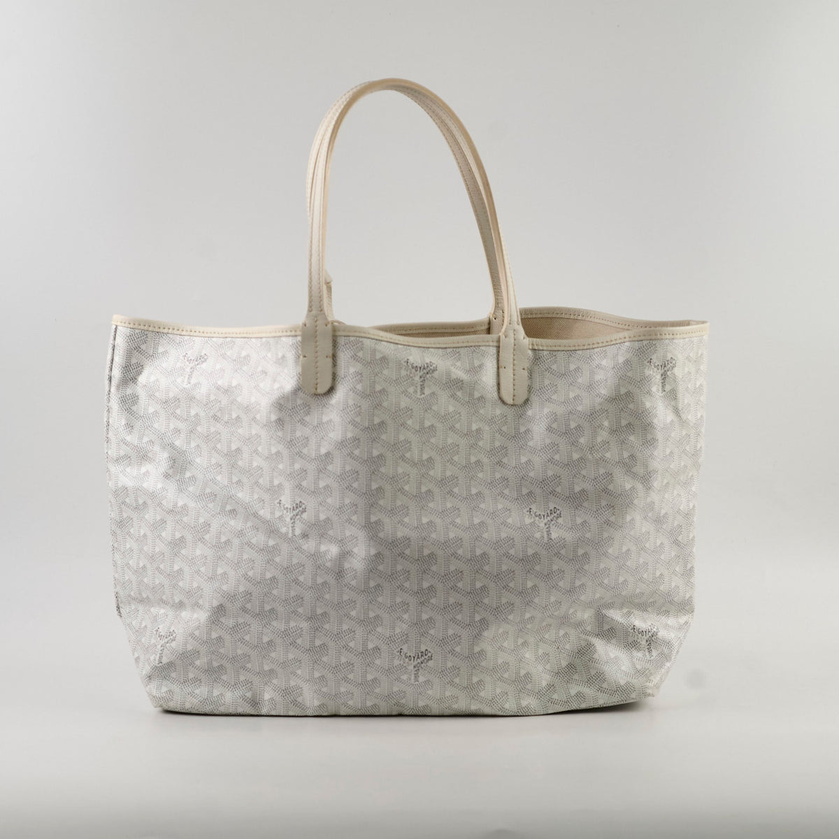 Goyard Saint Louis White PM Tote - photo 3