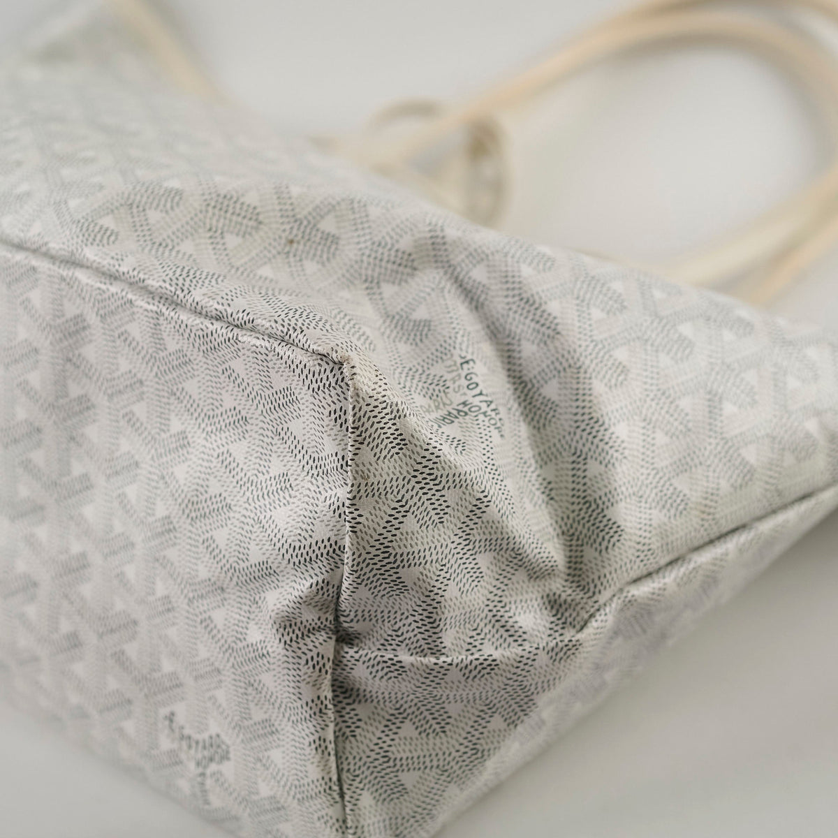 Goyard Saint Louis White PM Tote - photo 9