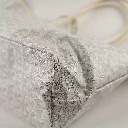 Goyard Saint Louis White PM Tote - photo 9