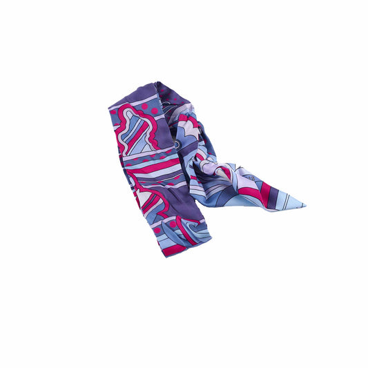 Hermes Fauborg Rainbow Twilly Blue/Pink - photo 1