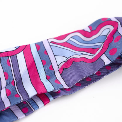 Hermes Fauborg Rainbow Twilly Blue/Pink - photo 2