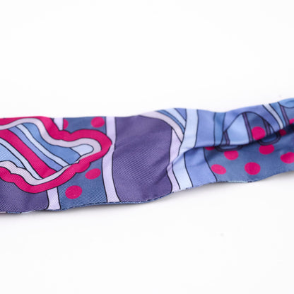 Hermes Fauborg Rainbow Twilly Blue/Pink - photo 3