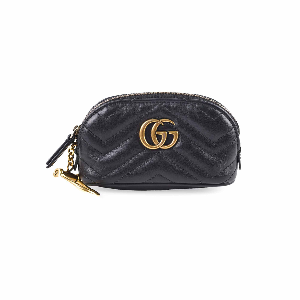 Gucci Key Zip Pouch Black - photo 1