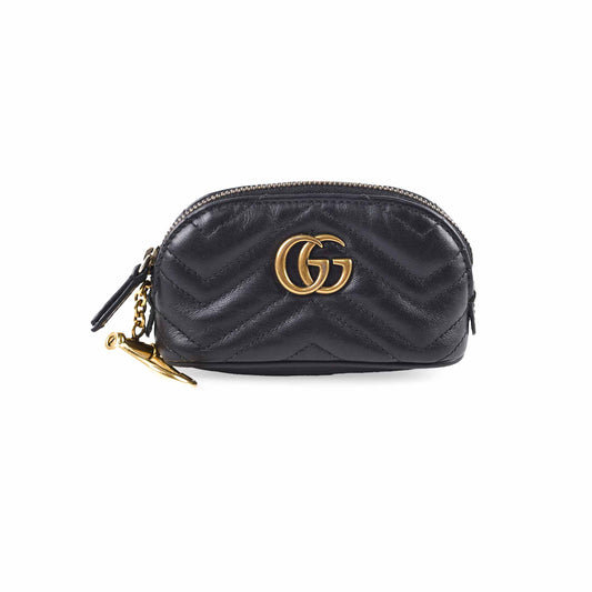 Gucci Key Zip Pouch Black - photo 1
