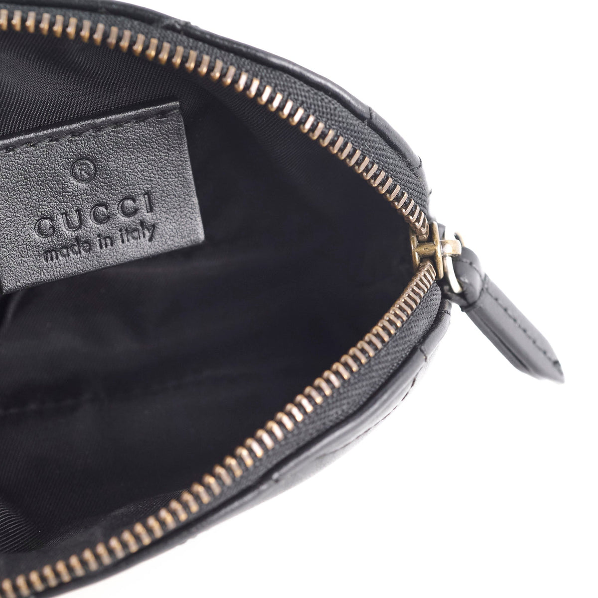 Gucci Key Zip Pouch Black - photo 4
