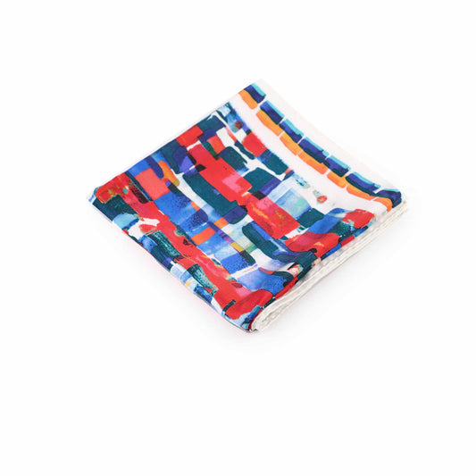 Chanel Aquarel Printed Multicolor Silk Scarf - photo 1