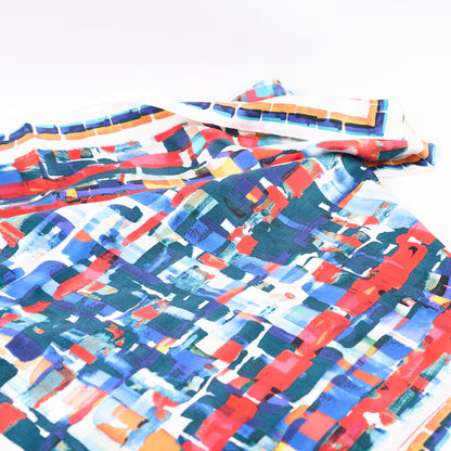 Chanel Aquarel Printed Multicolor Silk Scarf - photo 6