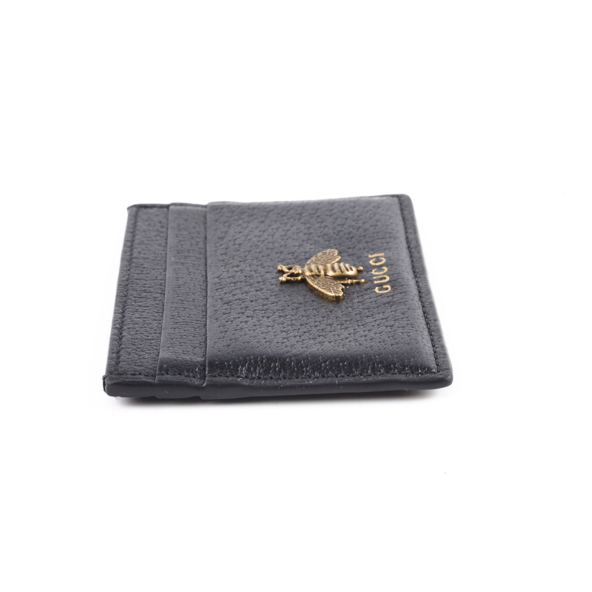 Gucci Bee Card Holder Wallet Black - photo 3