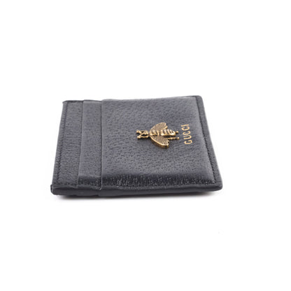 Gucci Bee Card Holder Wallet Black - photo 3