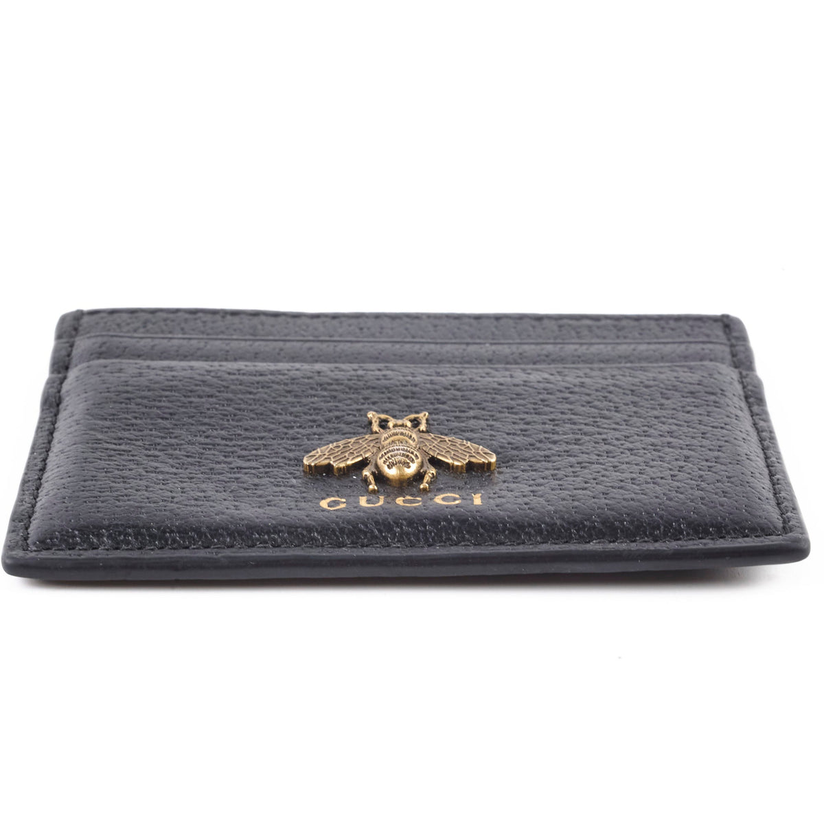 Gucci Bee Card Holder Wallet Black - photo 4