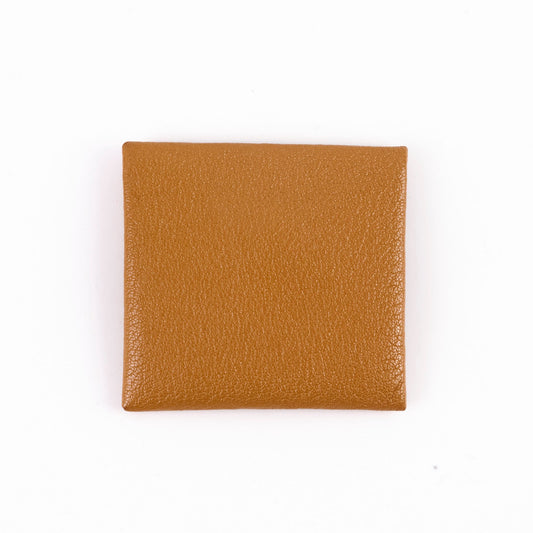 Hermes Bastia Verso Coin Purse Caramel Chevre Mysore Leather - Z Stamp - photo 2
