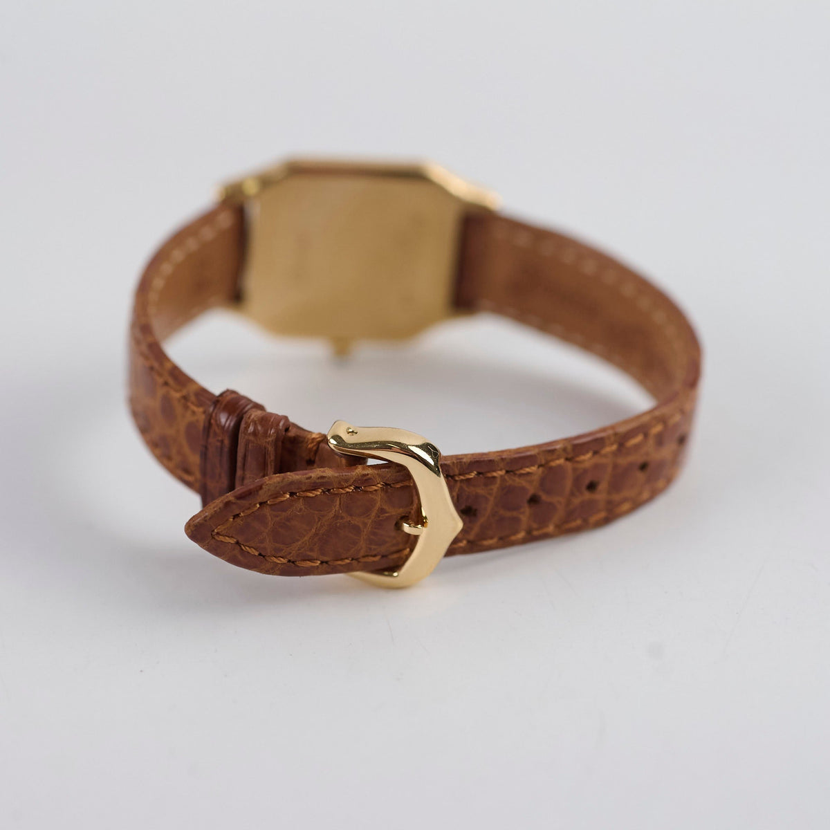 Cartier Santos Dumont SM Yellow Gold Watch W1505553 (Winding Style) - photo 4