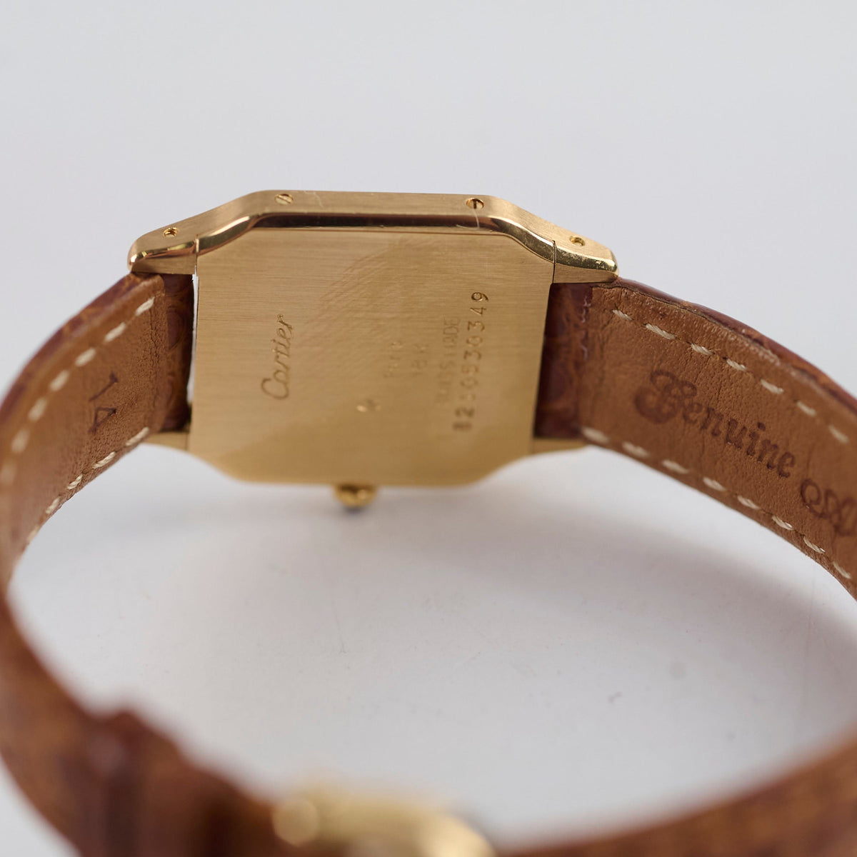 Cartier Santos Dumont SM Yellow Gold Watch W1505553 (Winding Style) - photo 5