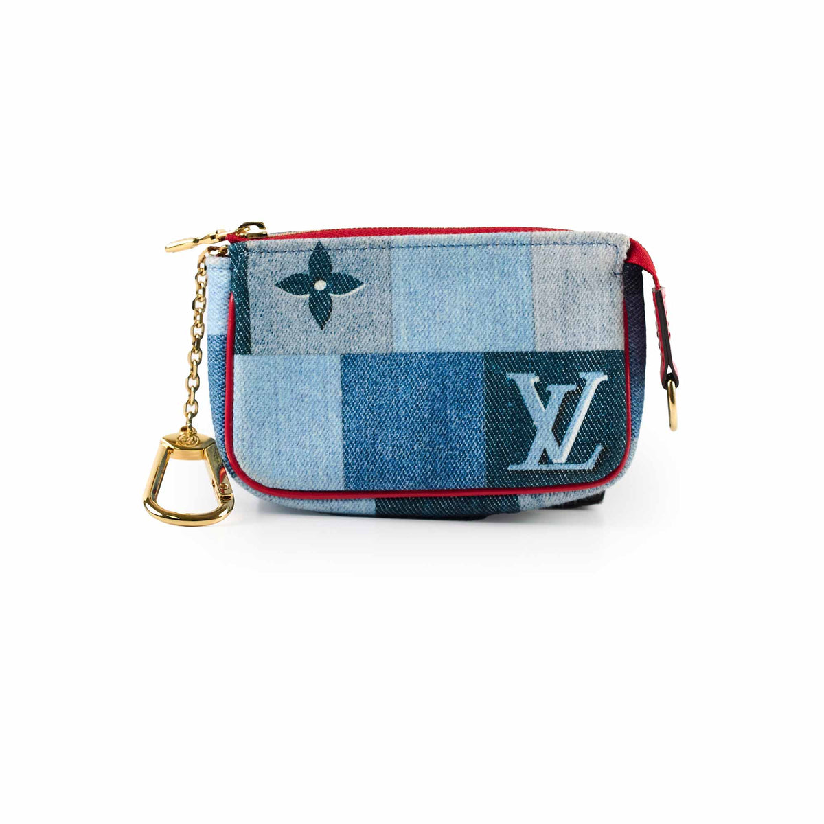 Louis Vuitton Monogram Patchwork Denim Micro Pochette - photo 1