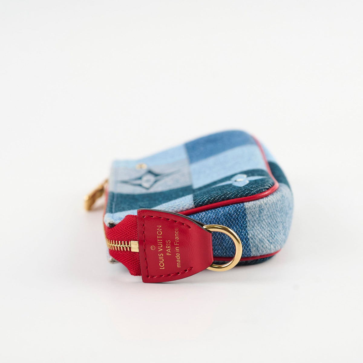 Louis Vuitton Monogram Patchwork Denim Micro Pochette - photo 3