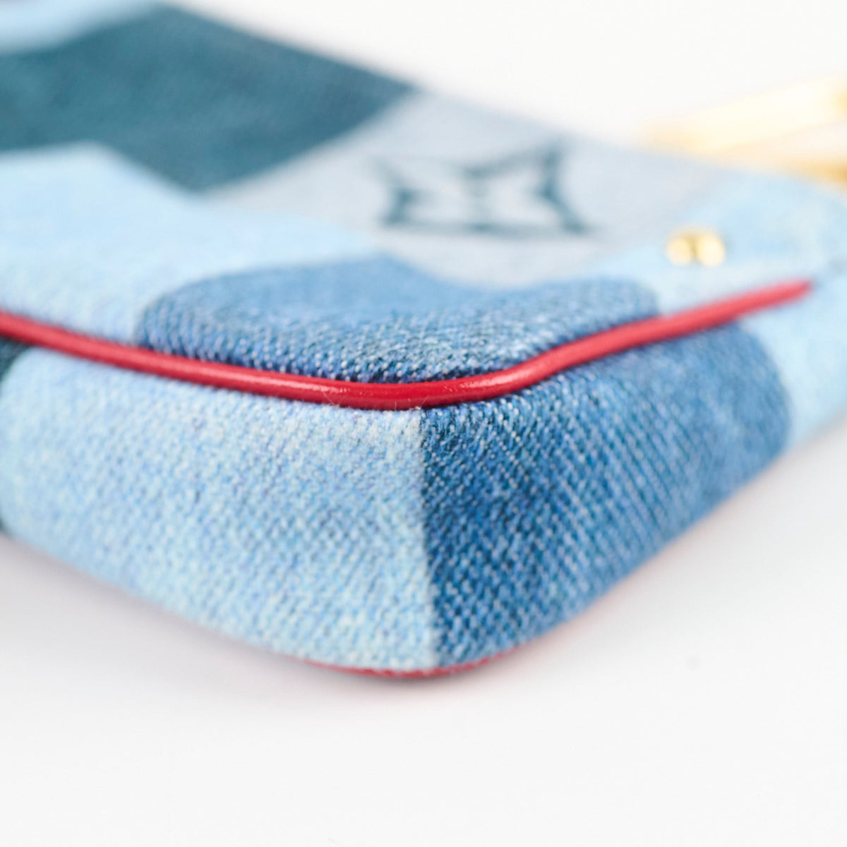 Louis Vuitton Monogram Patchwork Denim Micro Pochette - photo 9